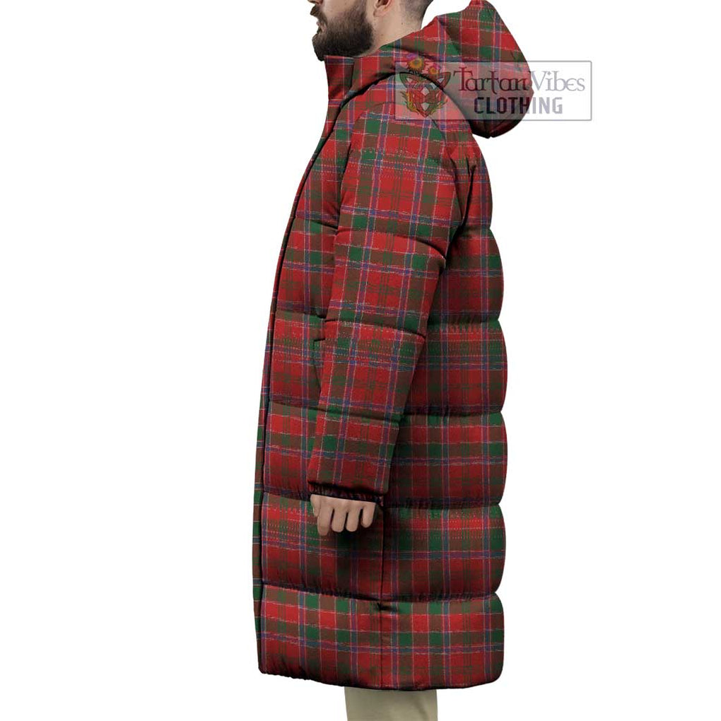 Tartan Vibes Clothing Dalzell (Dalziel) Tartan Long Down Jacket