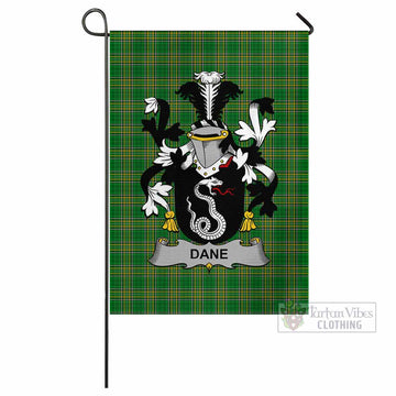 Dane Irish Clan Tartan Flag with Coat of Arms