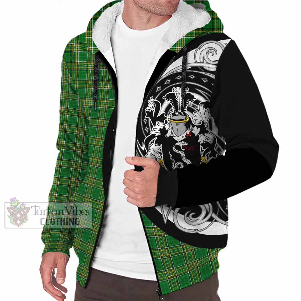 Dane Irish Clan Sherpa Hoodie Celtic Circle Style - Tartan Vibes Clothing