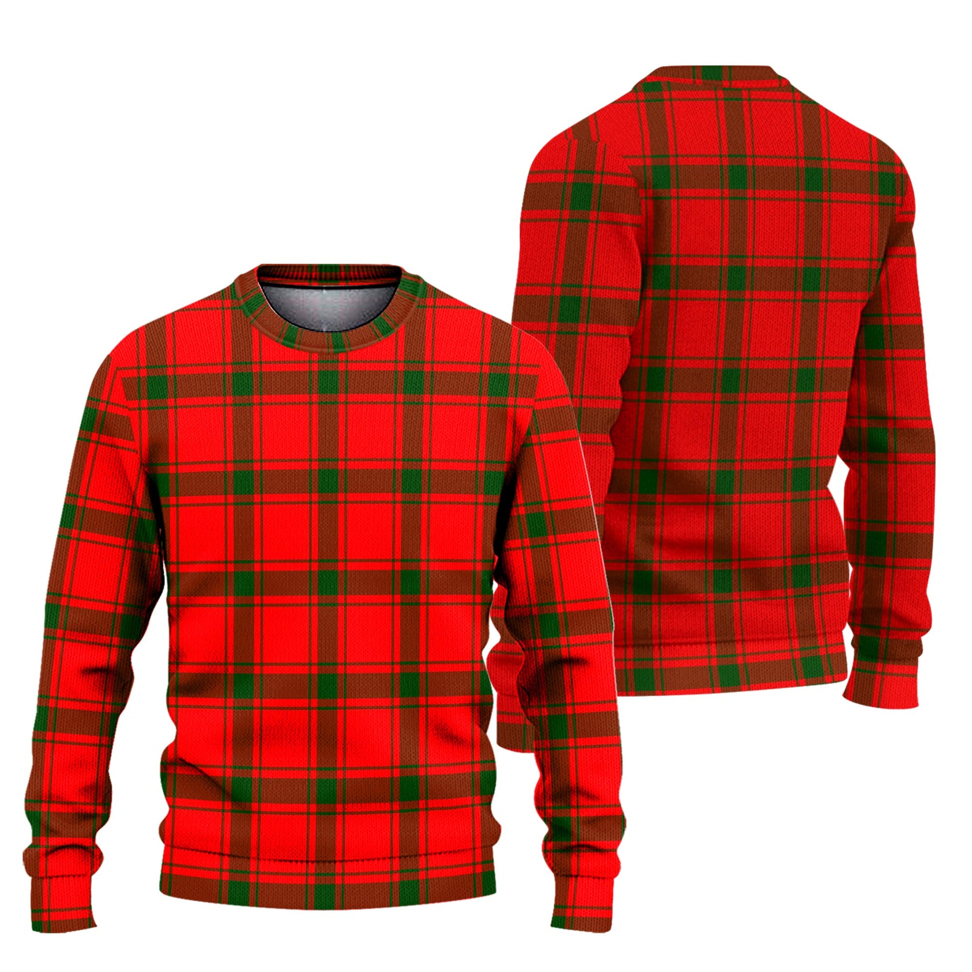 Darroch Tartan Knitted Sweater Unisex - Tartanvibesclothing