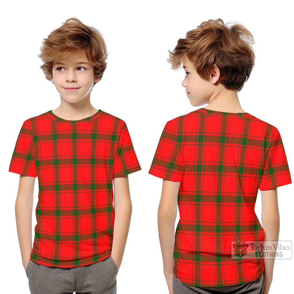 Darroch Tartan Kid T-Shirt Youth XL Size14 - Tartanvibesclothing Shop