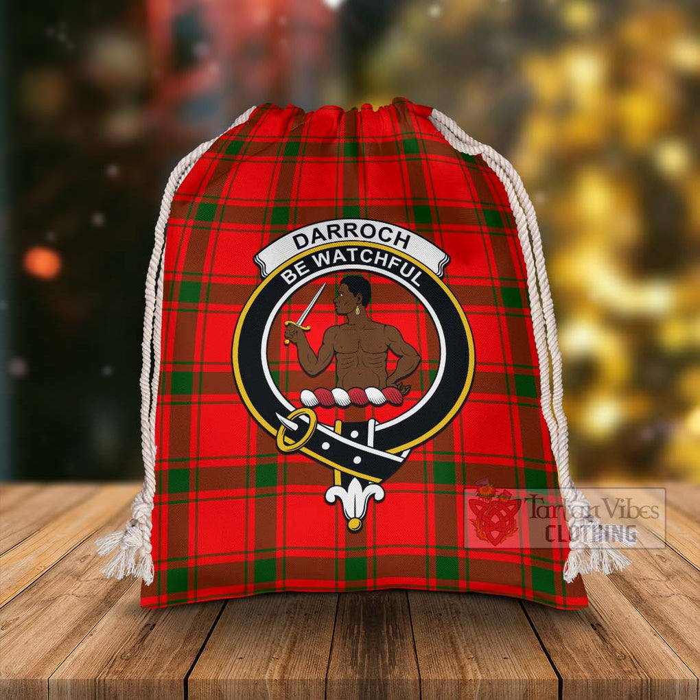 Tartan Vibes Clothing Darroch Tartan Christmas Santa's Bag with Family Crest