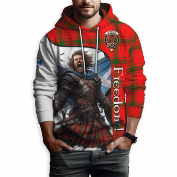 Darroch Crest Tartan Hoodie Inspired by the Freedom of Scottish Warrior