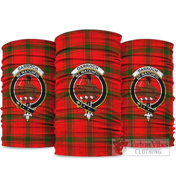 Darroch Tartan Neck Gaiters, Tartan Bandanas, Tartan Head Band with Family Crest