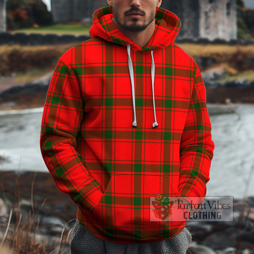 Darroch Tartan Cotton Hoodie Pullover Hoodie XS - Tartan Vibes Clothing