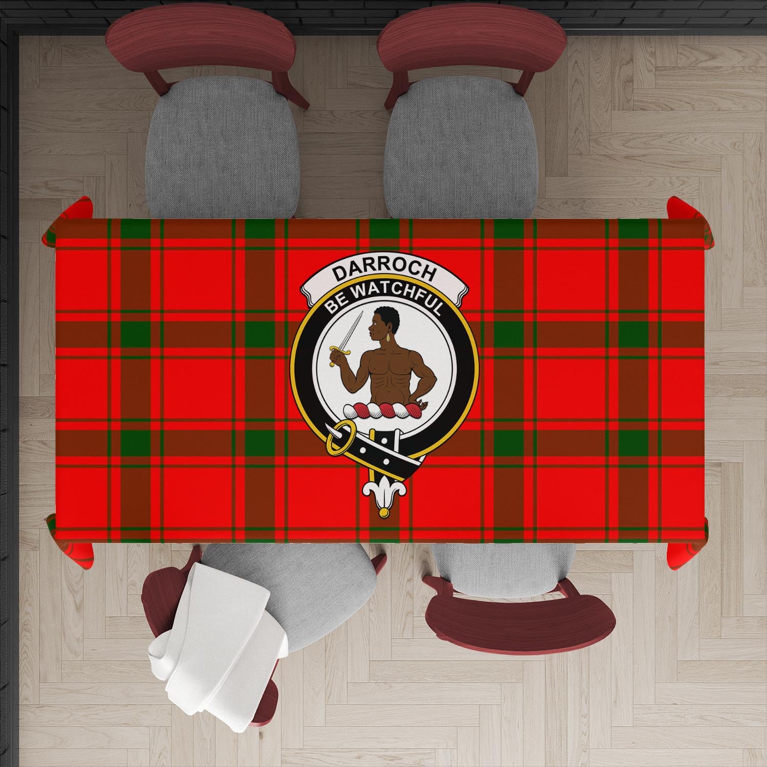 darroch-tatan-tablecloth-with-family-crest