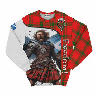 Darroch Crest Tartan Sweatshirt Inspired by the Freedom of Scottish Warrior