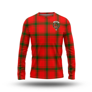 Darroch Tartan Long Sleeve T-Shirt with Family Crest