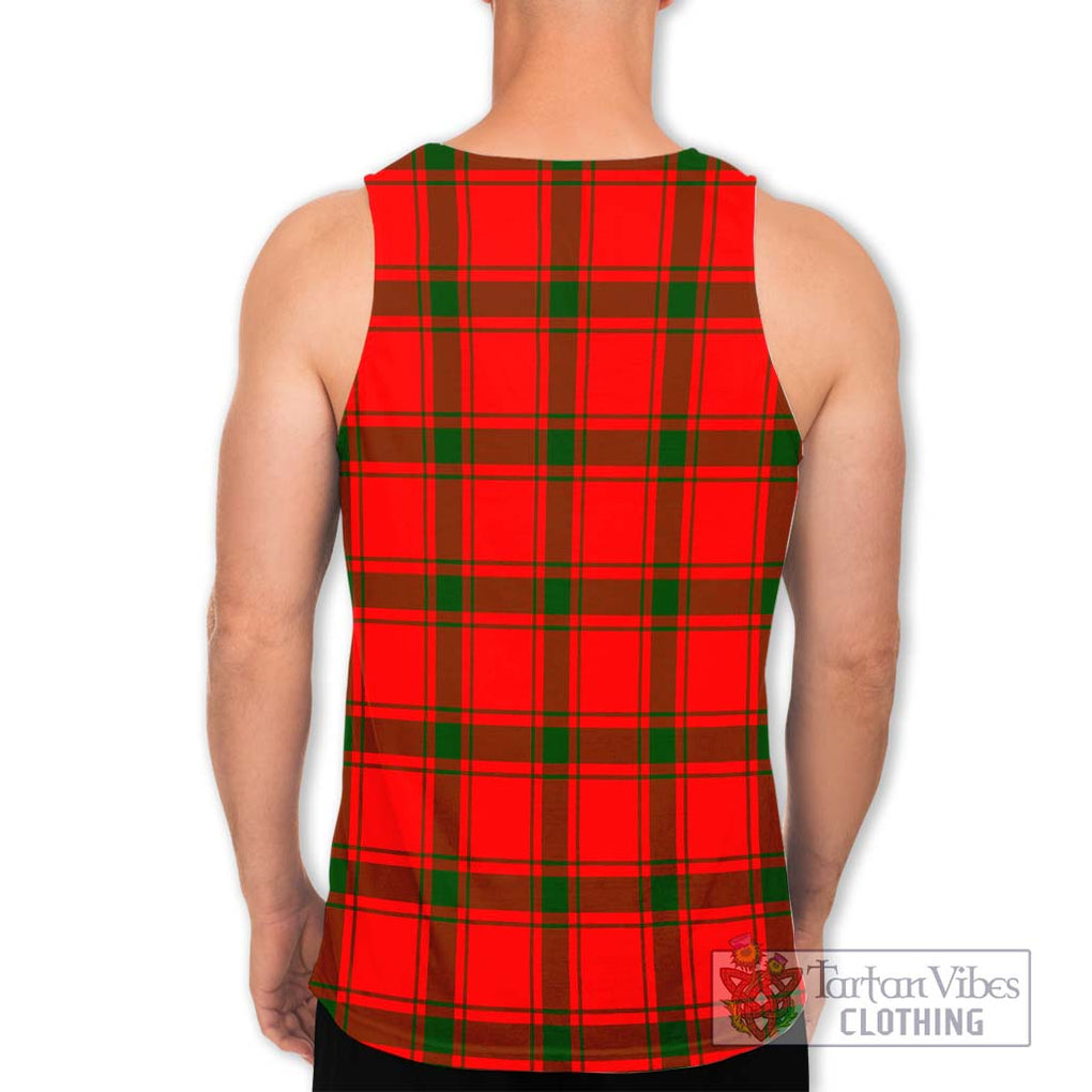 Darroch Tartan Men's Tank Top with Family Crest DNA In Me Style - Tartanvibesclothing Shop