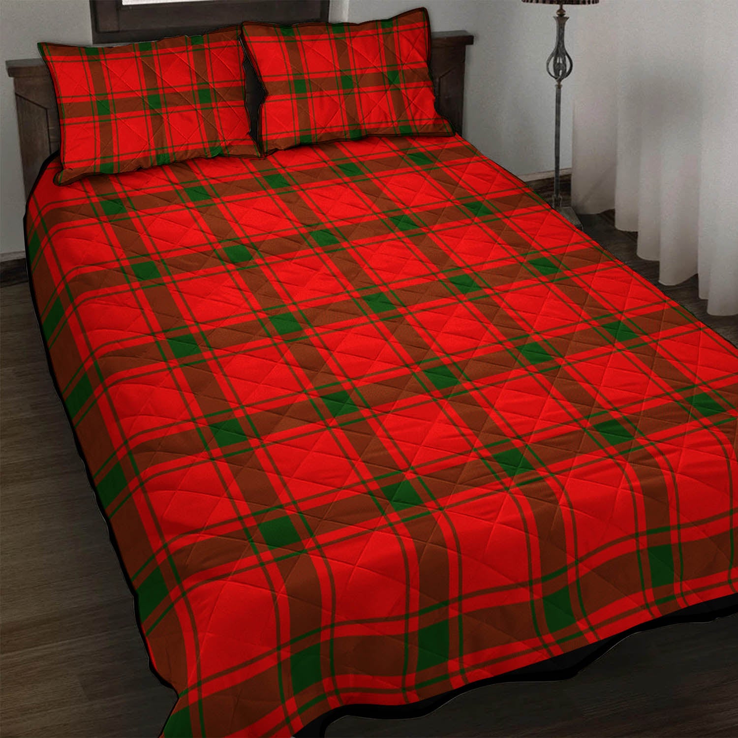 Darroch Tartan Quilt Bed Set - Tartanvibesclothing