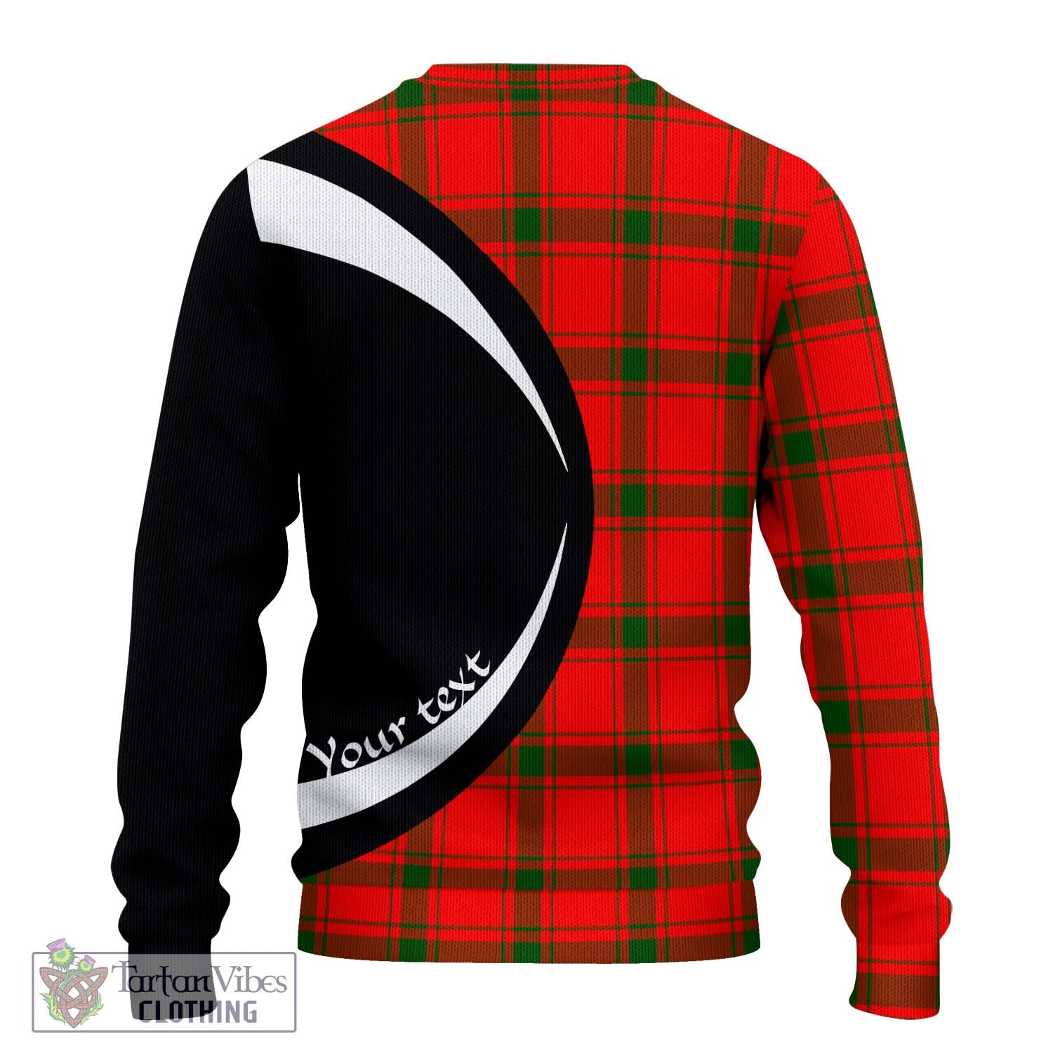 Darroch Tartan Ugly Sweater with Family Crest Circle Style - Tartan Vibes Clothing