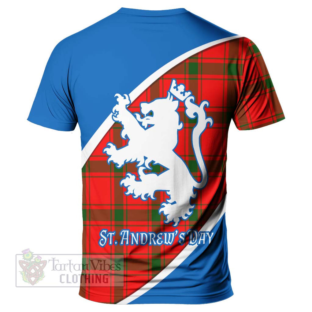 Tartan Vibes Clothing Darroch Family Crest Tartan T-Shirt Celebrate Saint Andrew's Day in Style