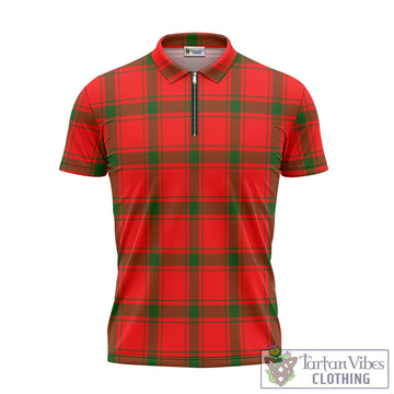 Darroch Tartan Zipper Polo Shirt