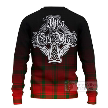 Darroch Tartan Ugly Sweater Featuring Alba Gu Brath Family Crest Celtic Inspired