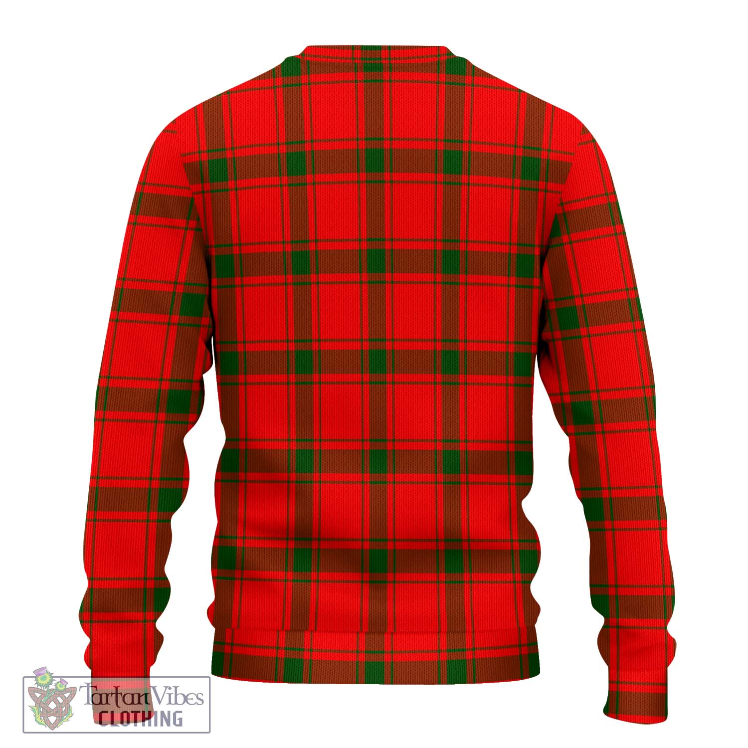 Tartan Vibes Clothing Darroch Tartan Knitted Sweater with Family Crest DNA In Me Style