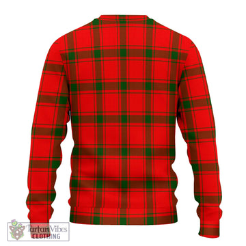 Darroch Tartan Knitted Sweater with Family Crest DNA In Me Style