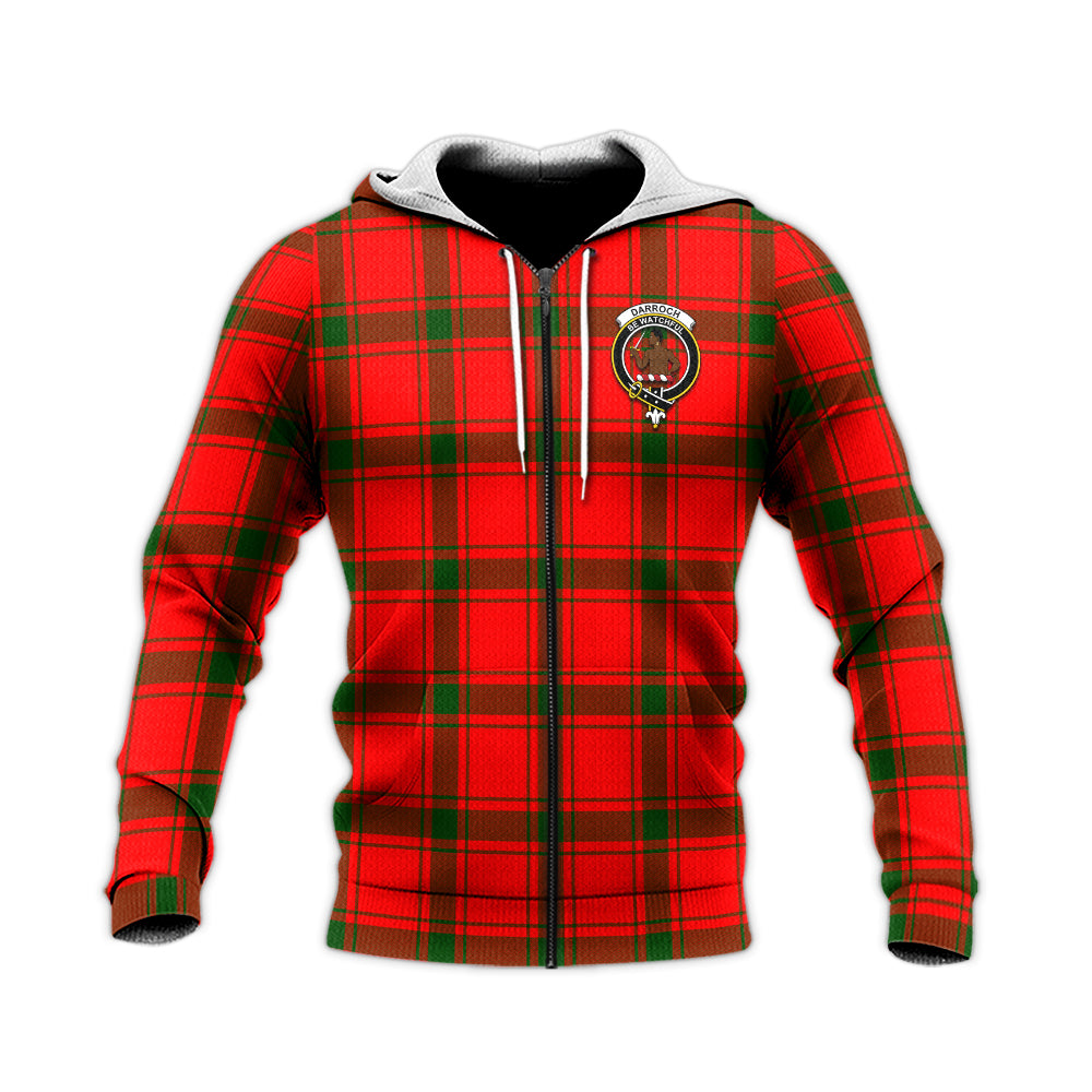 darroch-tartan-knitted-hoodie-with-family-crest