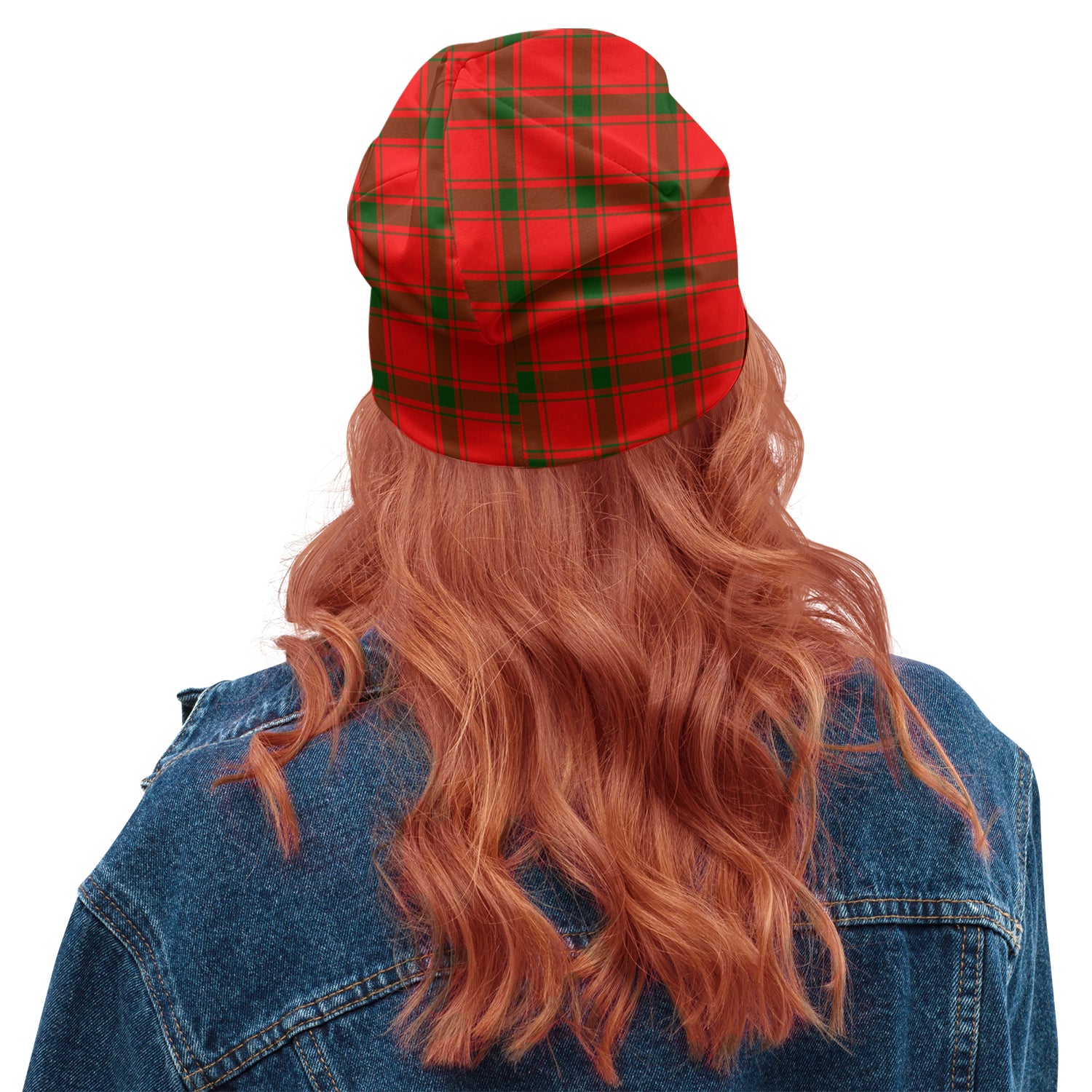 Darroch Tartan Beanies Hat with Family Crest - Tartan Vibes Clothing