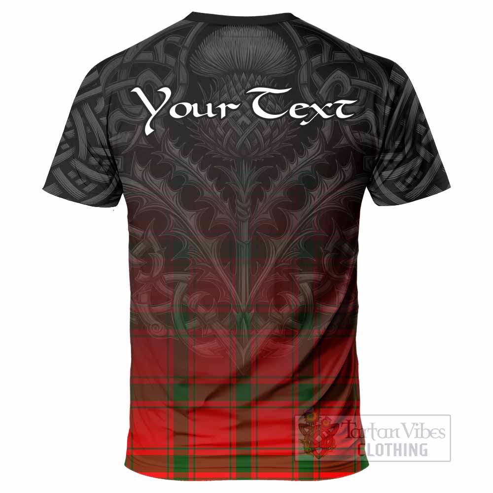 Tartan Vibes Clothing Darroch Tartan T-Shirt with Family Crest Celtic Thistle Vibes