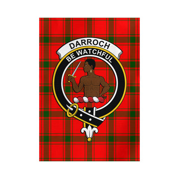 Darroch Tartan Garden Flag with Family Crest - Tartan Vibes Clothing