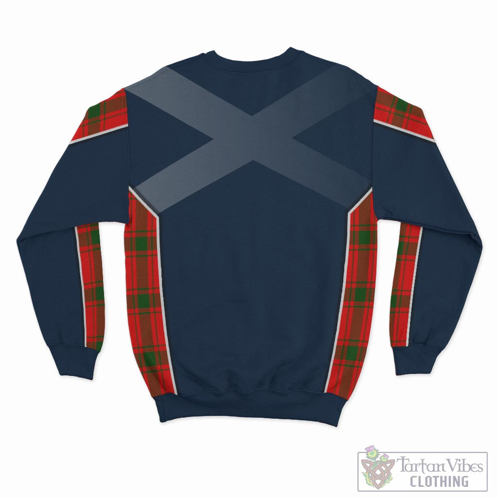 Tartan Vibes Clothing Darroch Tartan Sweater with Family Crest and Lion Rampant Vibes Sport Style