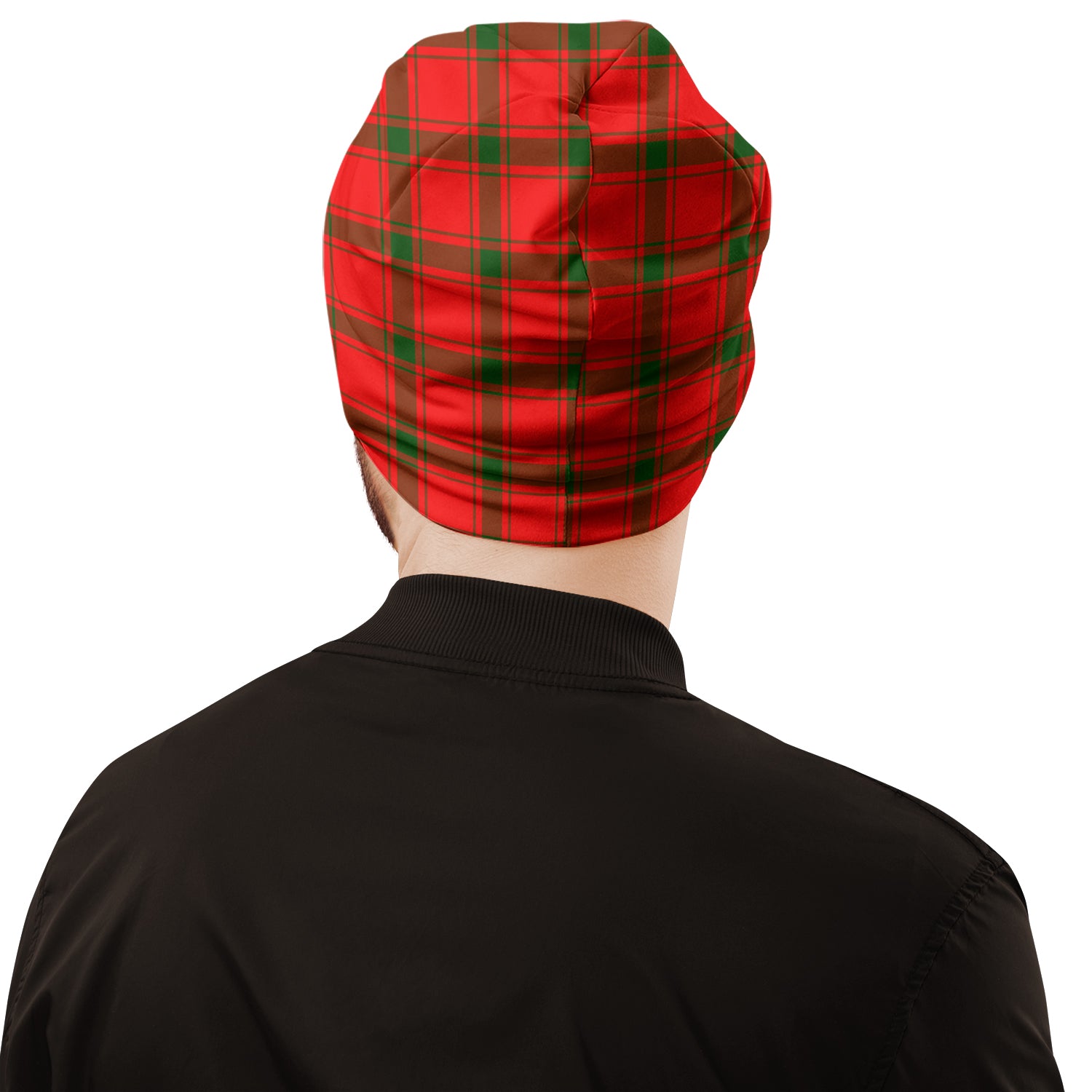 Darroch Tartan Beanies Hat with Family Crest - Tartan Vibes Clothing