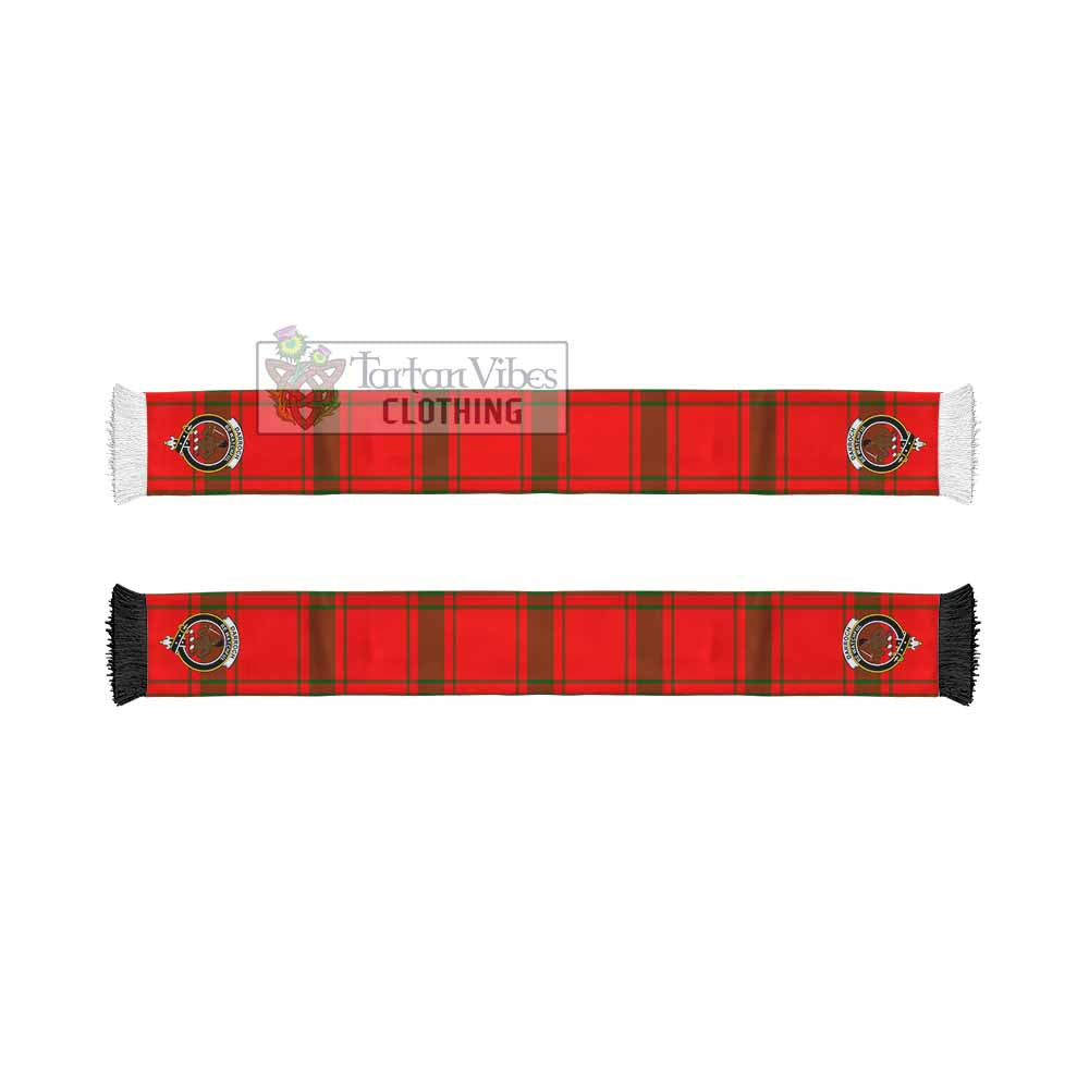 Darroch Tartan Ruffneck Scarf with Family Crest - Tartan Vibes Clothing