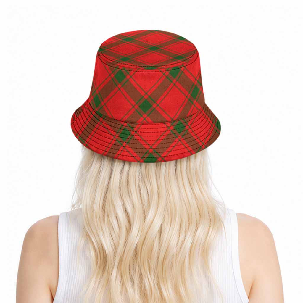 Darroch Tartan Bucket Hat with Family Crest - Tartan Vibes Clothing