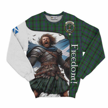 Davidson Crest Tartan Sweatshirt Inspired by the Freedom of Scottish Warrior