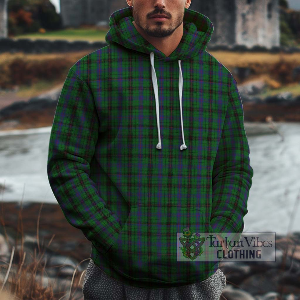 Davidson Tartan Cotton Hoodie Pullover Hoodie XS - Tartan Vibes Clothing