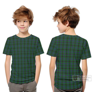 Davidson Tartan Kid T-Shirt Youth XL Size14 - Tartan Vibes Clothing