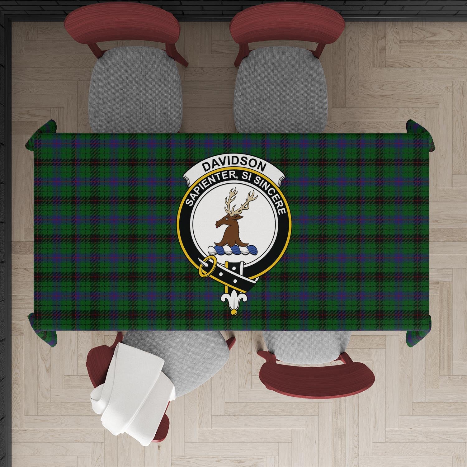 davidson-tatan-tablecloth-with-family-crest