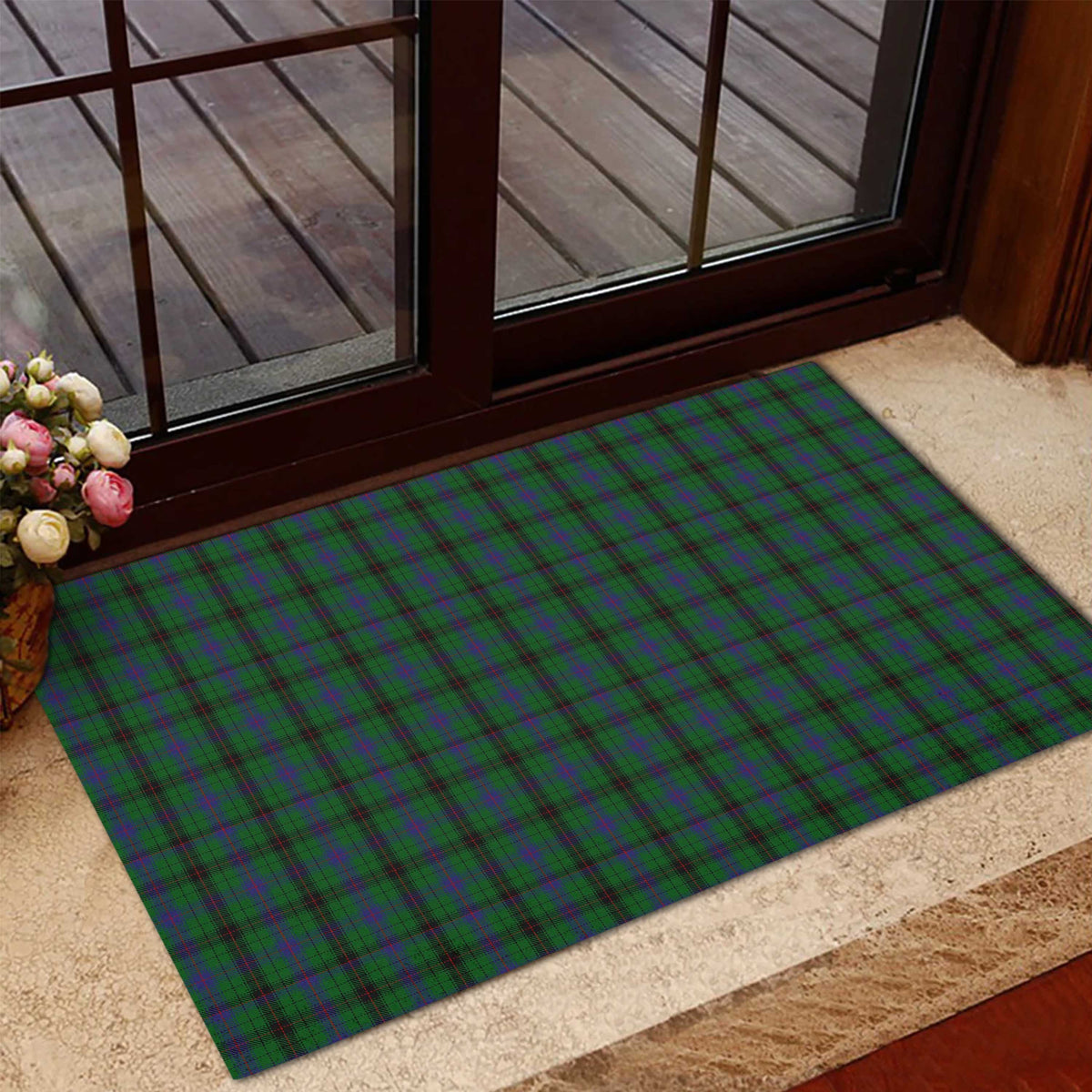 Davidson Tartan Rubber Doormat L 60*90cm - Tartan Vibes Clothing