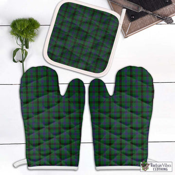 Davidson Tartan Combo Oven Mitt & Pot-Holder White - Tartan Vibes Clothing