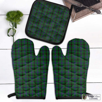 Davidson Tartan Combo Oven Mitt & Pot-Holder Black - Tartan Vibes Clothing