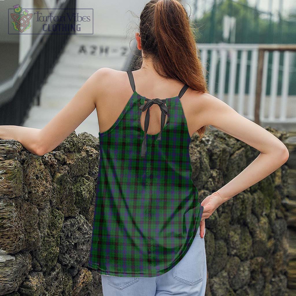 Tartan Vibes Clothing Davidson Tartan Loose Halter Neck Camisole