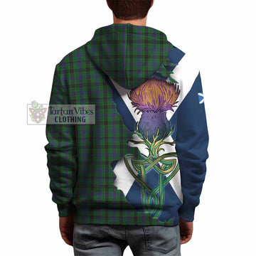 Davidson Tartan Family Crest Hoodie Scottish Thistle Celtic Inspired - Tartan Vibes Clothing