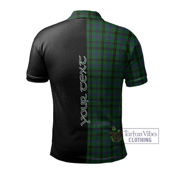 Davidson Tartan Polo Shirt with Family Crest and Half Of Me Style