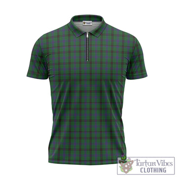 Davidson Tartan Zipper Polo Shirt