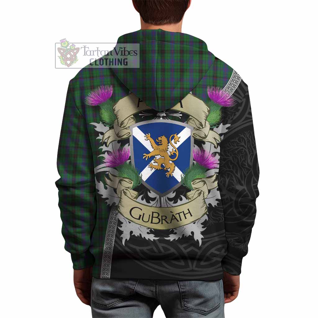 Davidson Tartan Family Crest Hoodie Lion Rampant Royal Thistle Shield Celtic Inspired - Tartan Vibes Clothing