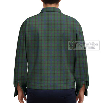 Davidson Tartan Unisex Lapel Cotton Jacket