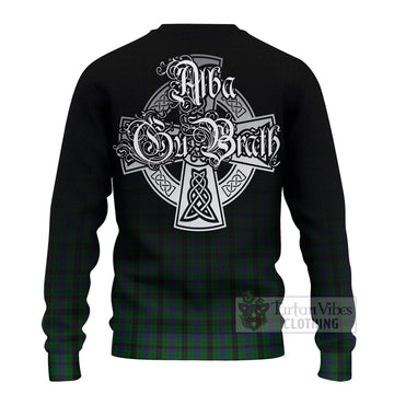 Davidson Tartan Ugly Sweater Featuring Alba Gu Brath Family Crest Celtic Inspired - Tartan Vibes Clothing