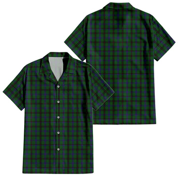 Davidson Tartan Short Sleeve Button Down Shirt