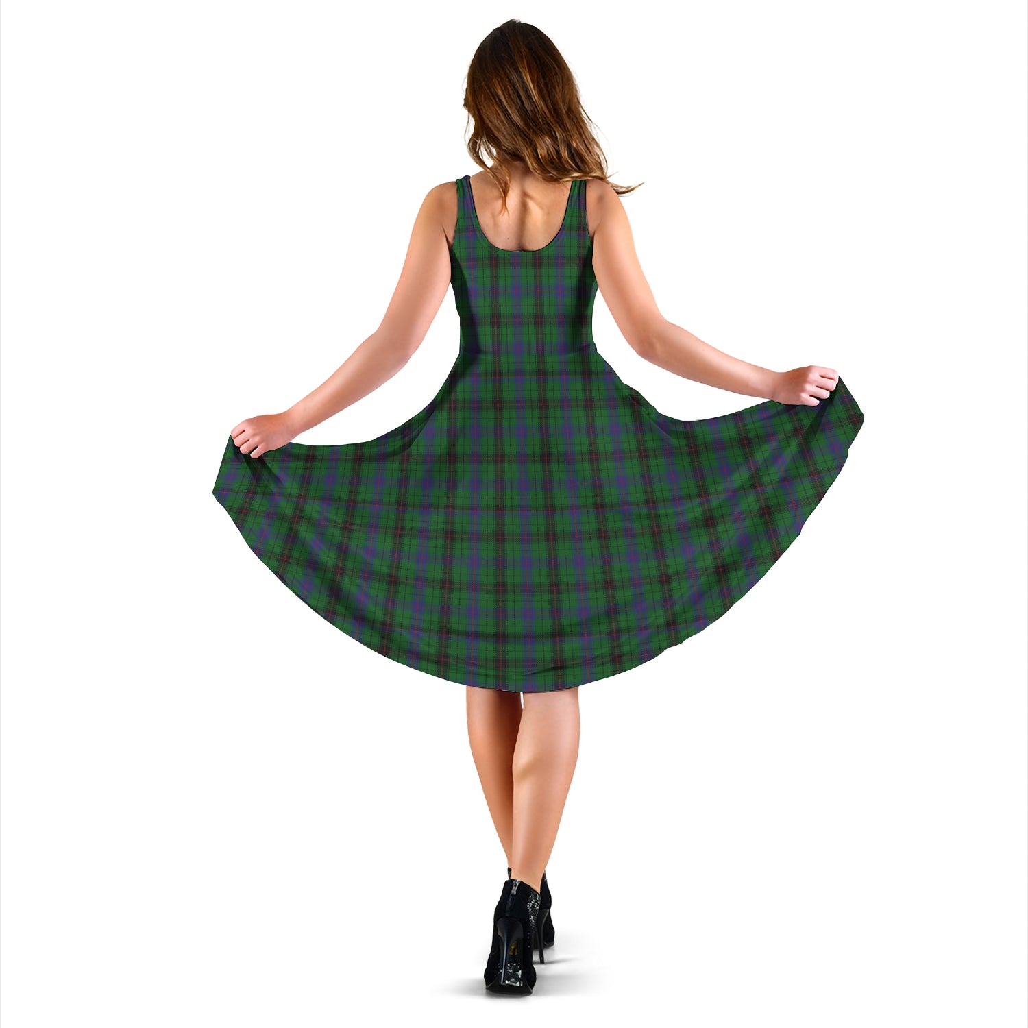 davidson-tartan-sleeveless-midi-womens-dress