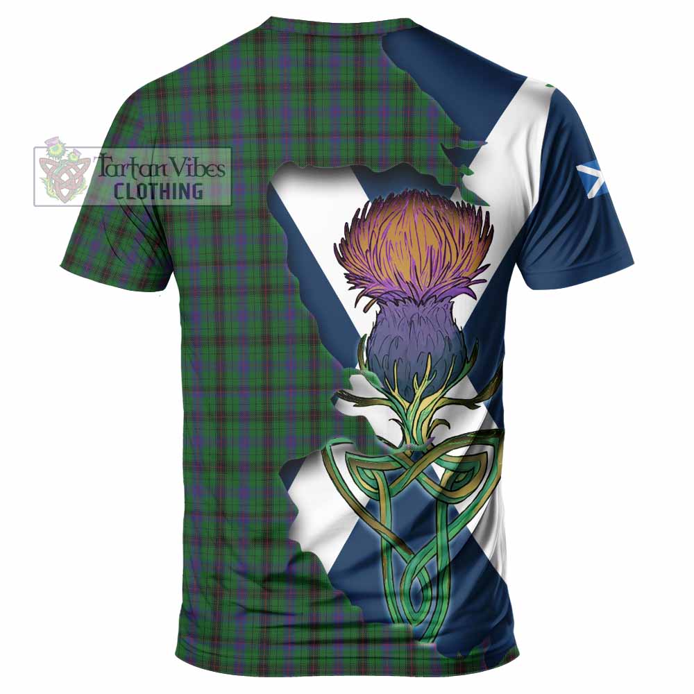Davidson Tartan Family Crest T-Shirt Scottish Thistle Celtic Inspired - Tartan Vibes Clothing