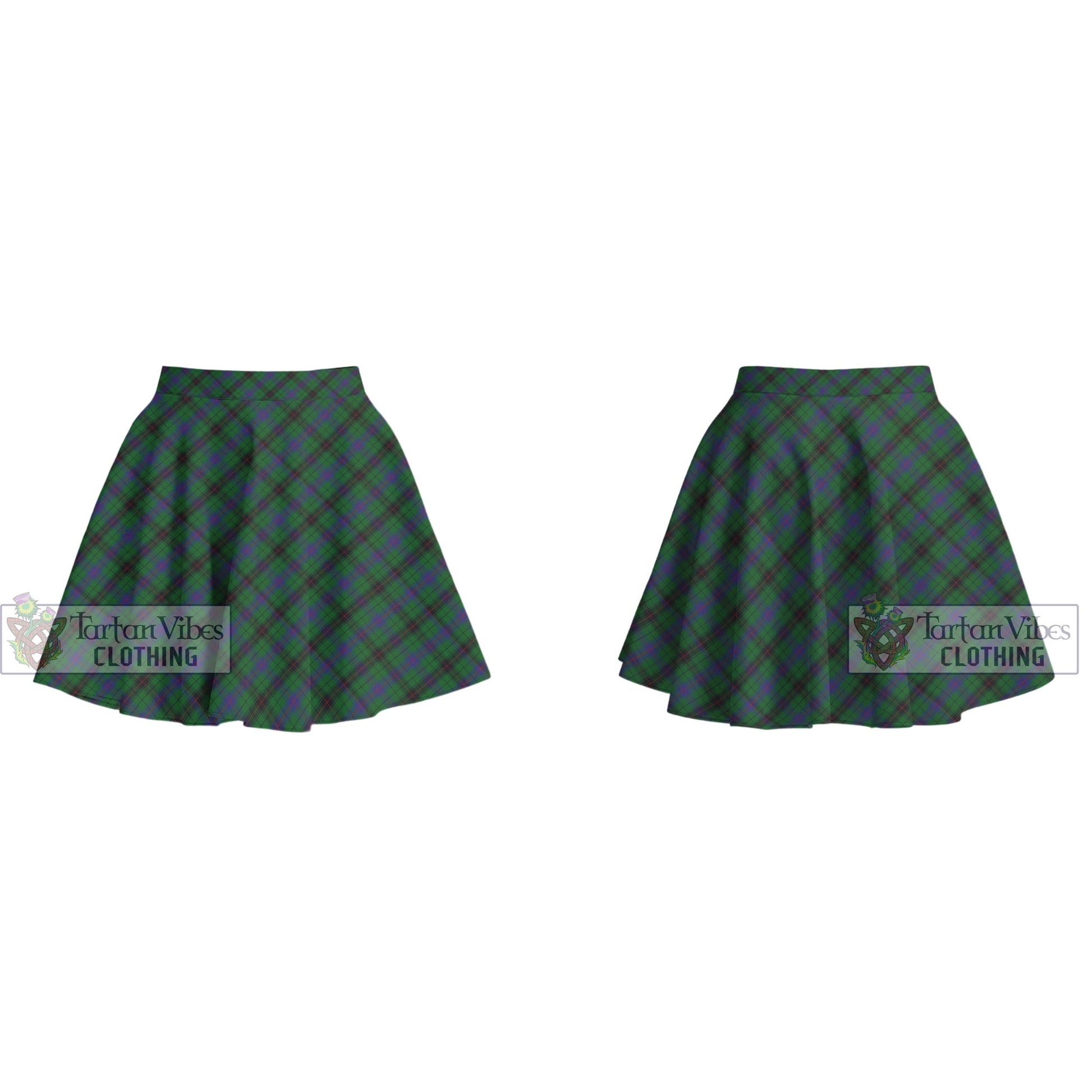 Tartan Vibes Clothing Davidson Tartan Women's Plated Mini Skirt