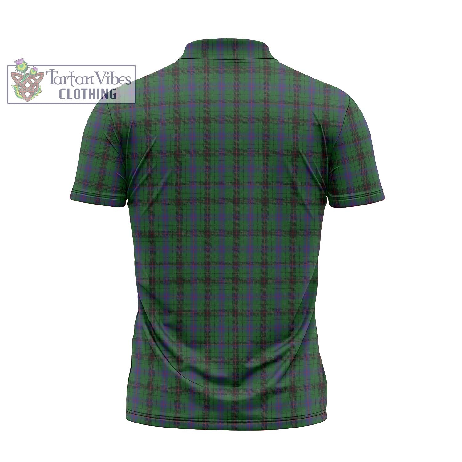 Tartan Vibes Clothing Davidson Tartan Zipper Polo Shirt