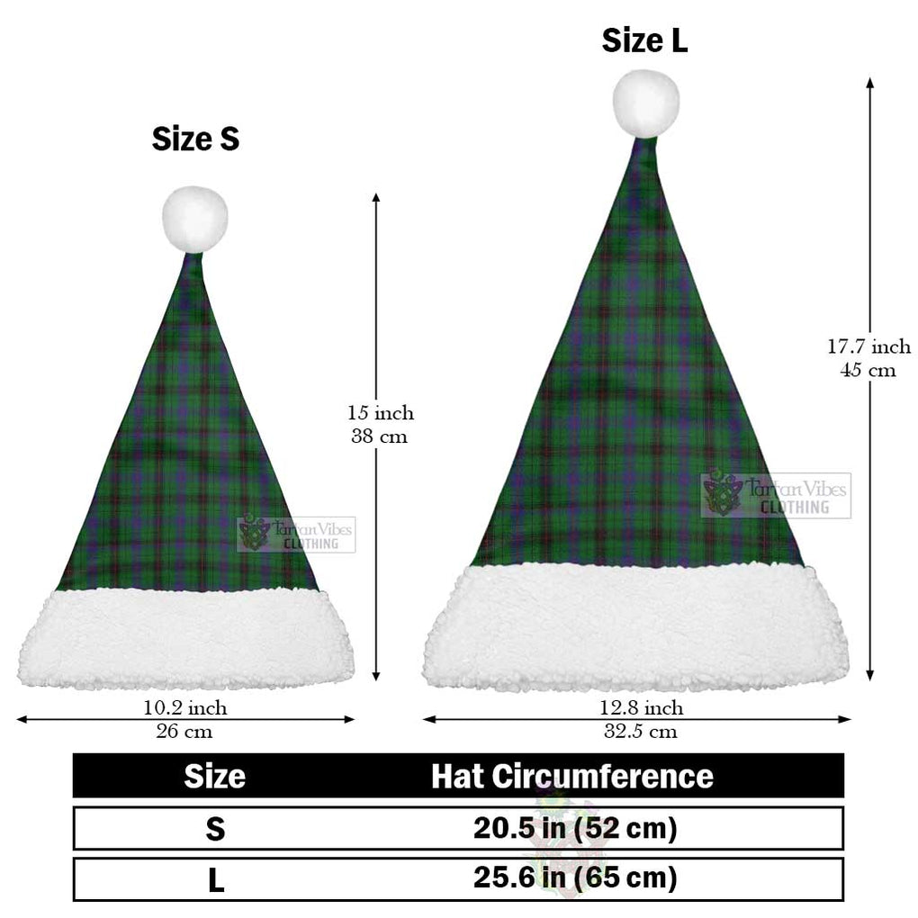 Tartan Vibes Clothing Davidson Tartan Christmas Santa Hats