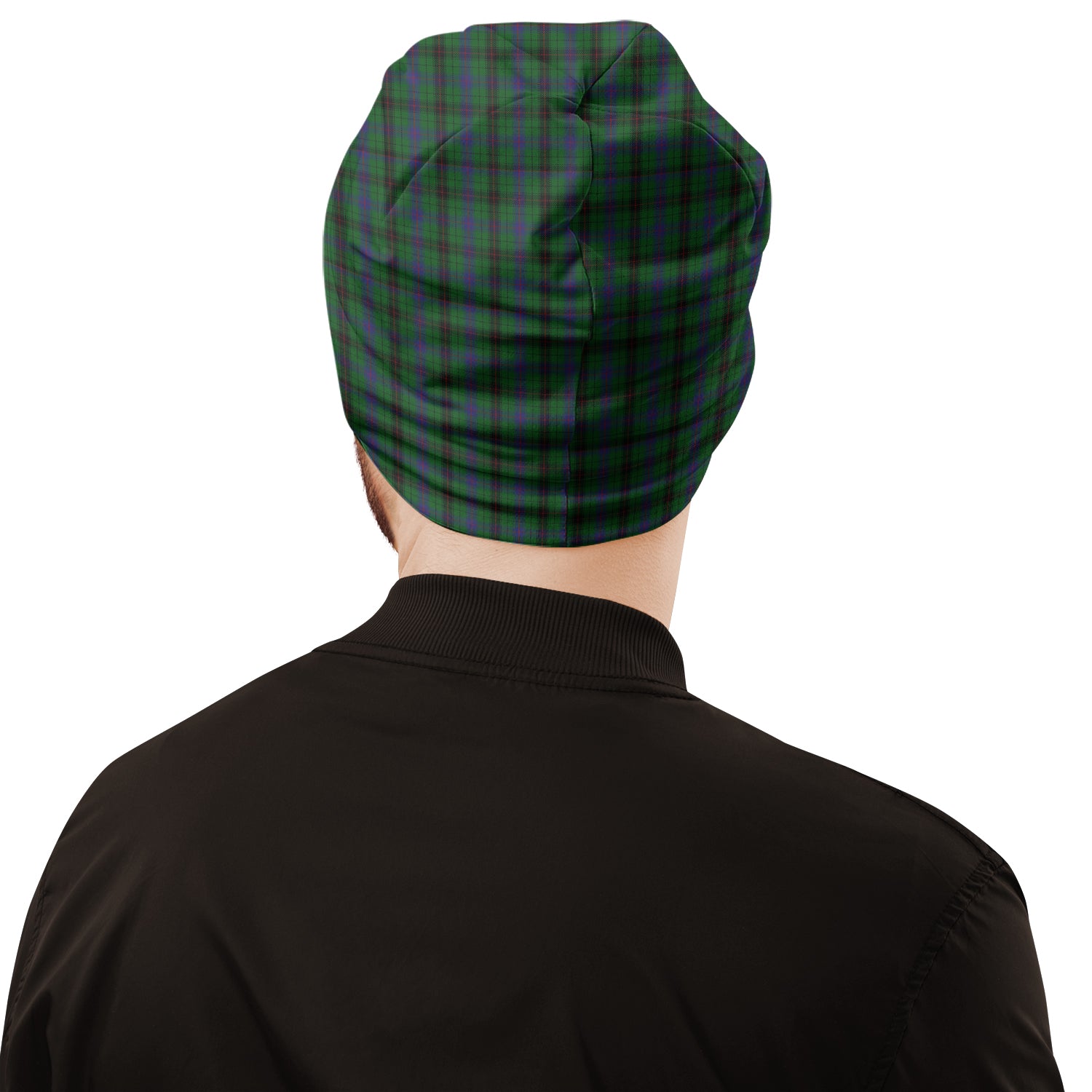 Davidson Tartan Beanies Hat with Family Crest - Tartan Vibes Clothing