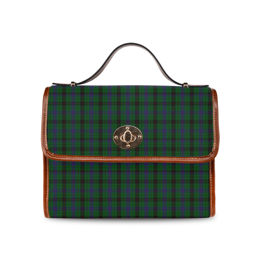 davidson-tartan-leather-strap-waterproof-canvas-bag